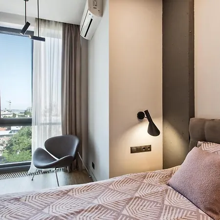 Apartment Luxury Apt Chkalov Tower - Free Gym *